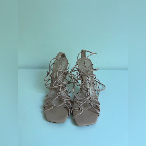 Schutz Strappy Sandal Heels in Size 8.5B - Picture 1 of 5